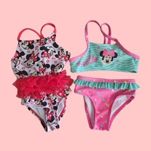 2 Minnie Unused Swimsuits 6-9